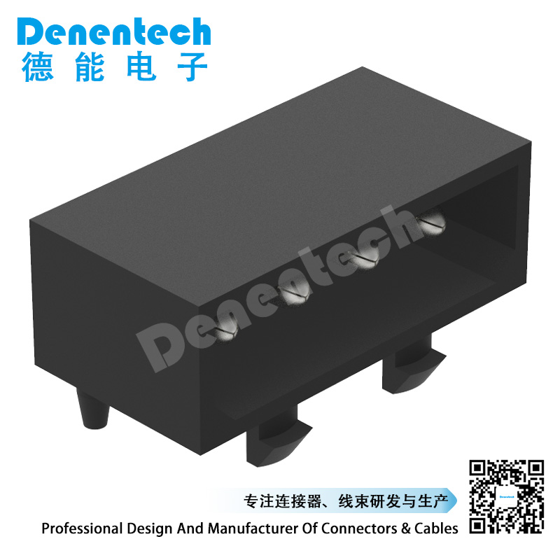 Denentech 大4P单排90度  5.08mmWafer 端子线 接插件 接线端子连接器